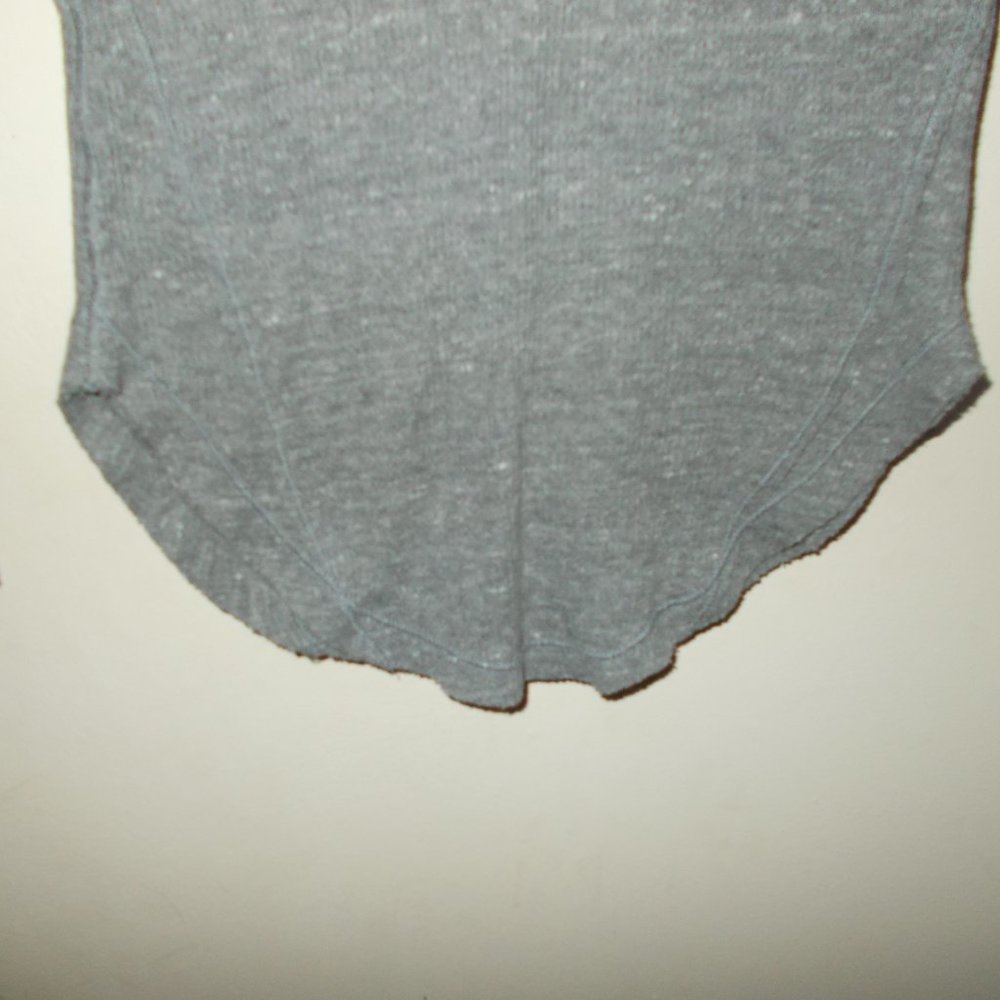 We The Free (Free People) Battalion Thermal Top Gray Size Extra Small - Picture 3 of 7